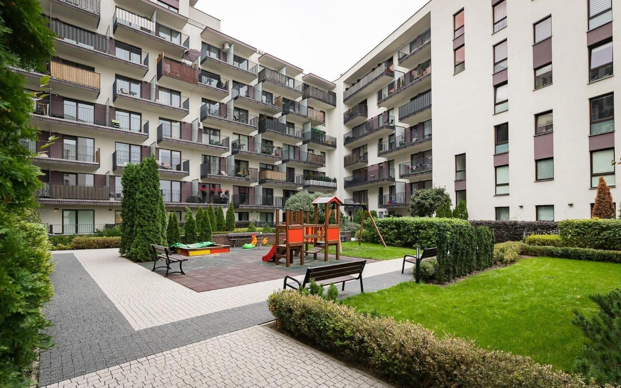 Burakowska 16 - Modern Apartment With Balcony Noclegi Renters Warschau Buitenkant foto